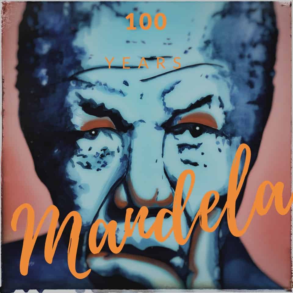 Nelson Mandela: Retro Art by Ralf Metzenmacher