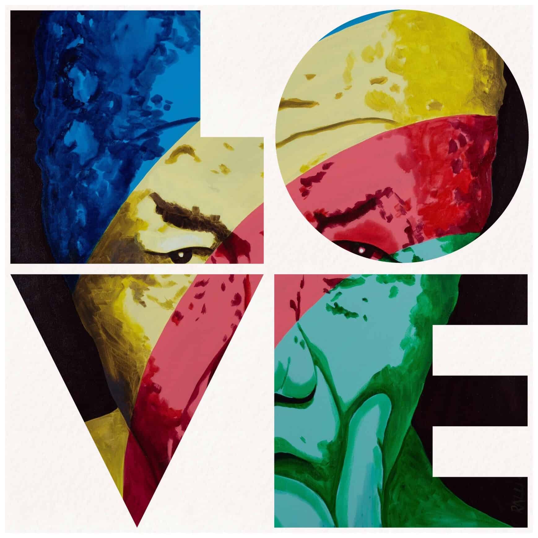 Nelson Mandela in Retro Art by Ralf Metzenmacher (Pinselartist)